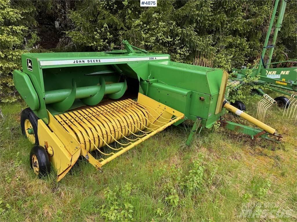 John Deere 332 A Alte echipamente pentru recoltat
