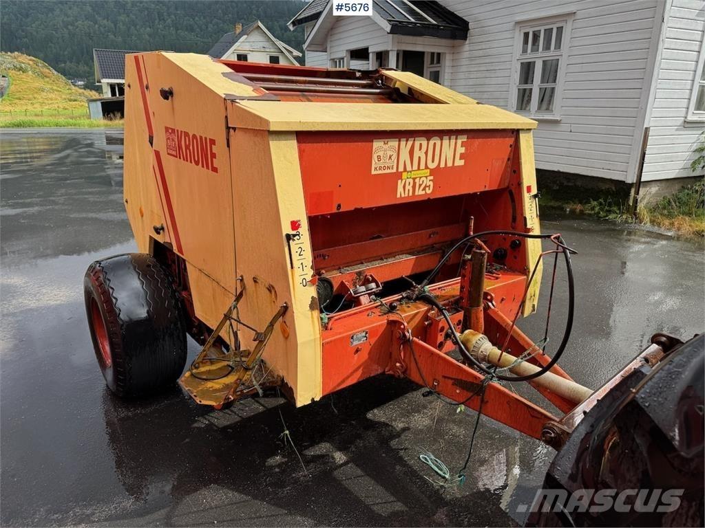 Krone KR 125 Alte echipamente pentru recoltat