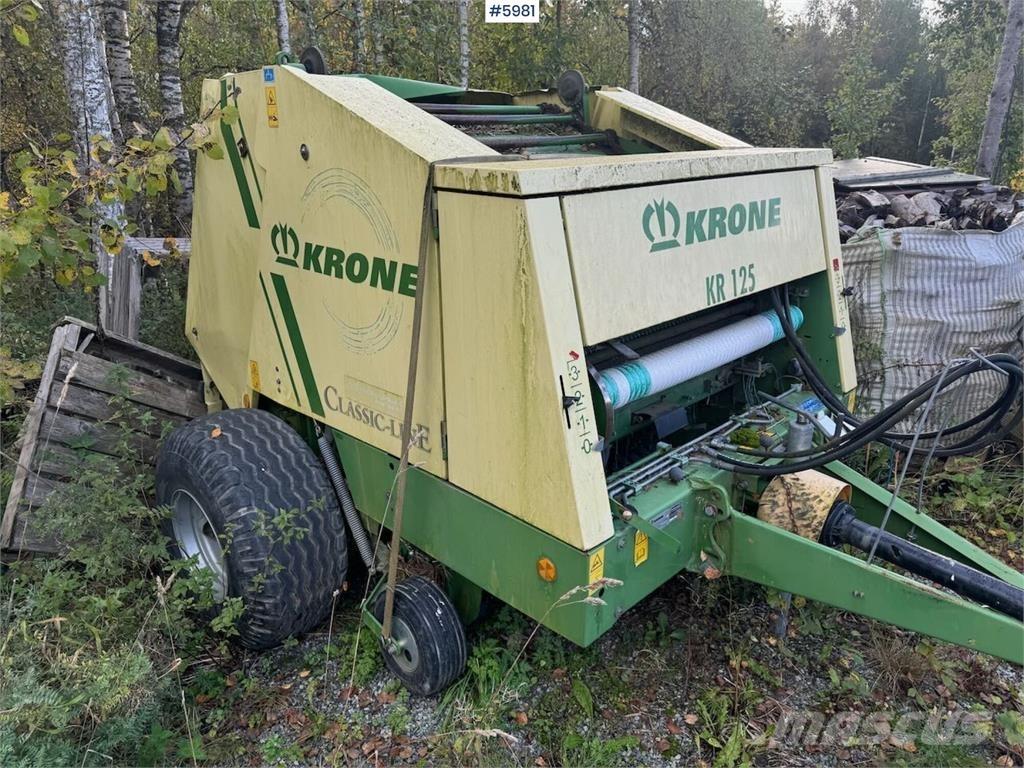 Krone KR 125 Alte echipamente pentru recoltat