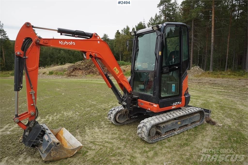 Kubota U27-4 Excavatoare pe șenile
