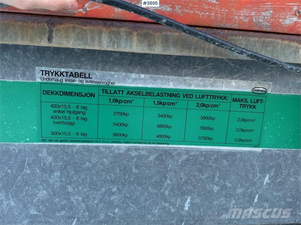 Underhaug 7000 Alte echipamente pentru recoltat