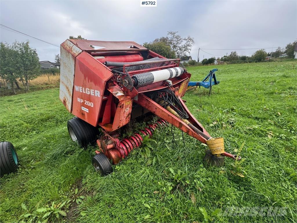 Welger RP 200 Alte echipamente pentru recoltat