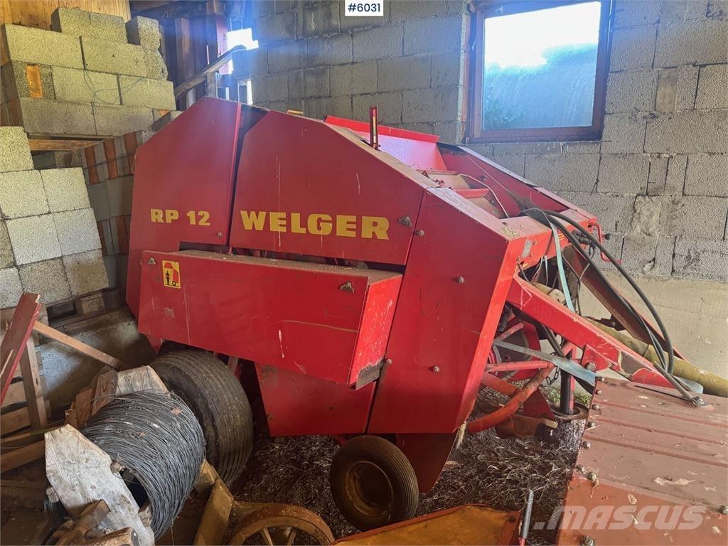 Welger RP12 Alte echipamente pentru recoltat