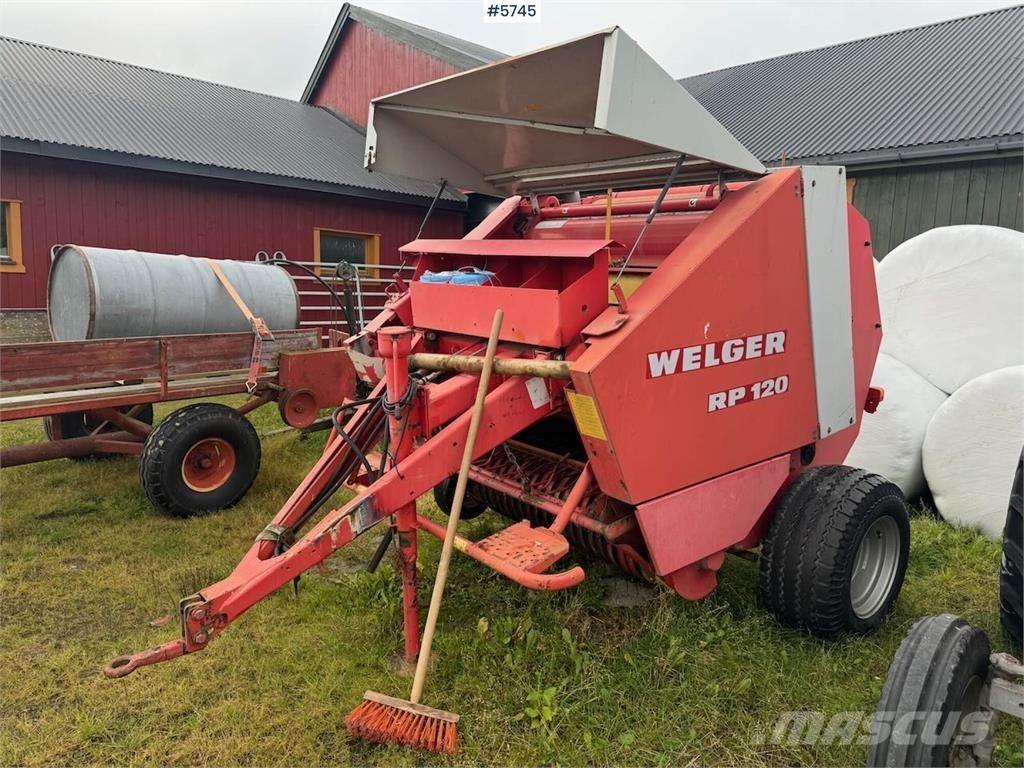 Welger RP120 Alte echipamente pentru recoltat