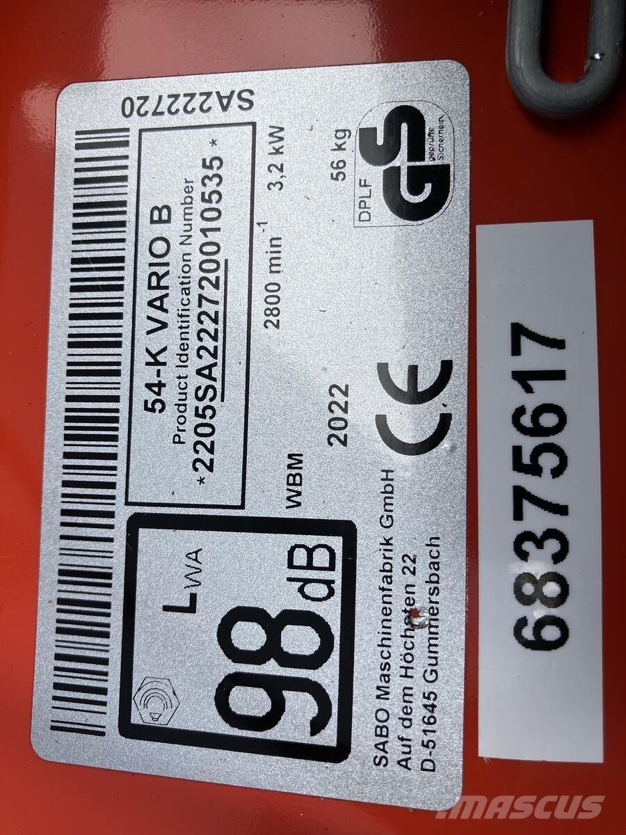  54- K Vario B Utilaje întreţinere terenuri - Altele