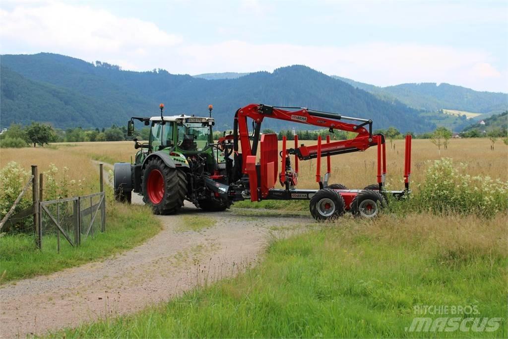 Beha V1200 mit 8870 Remorci forestiere