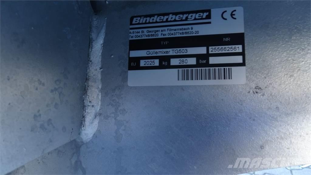 Binderberger T 503 Alte masini de fertilizare si accesorii