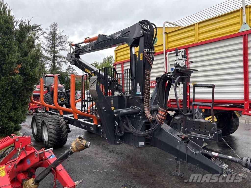 BMF 10T2+750Kran Remorci forestiere