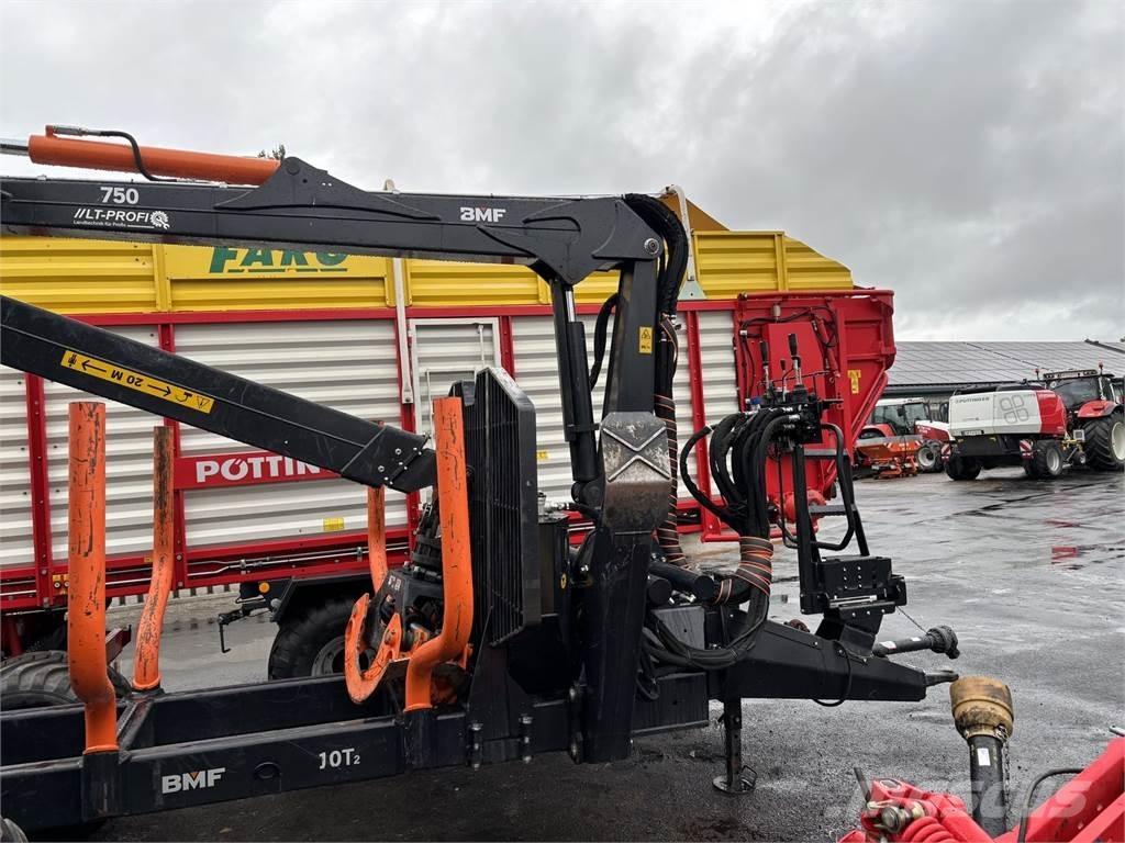 BMF 10T2+750Kran Remorci forestiere