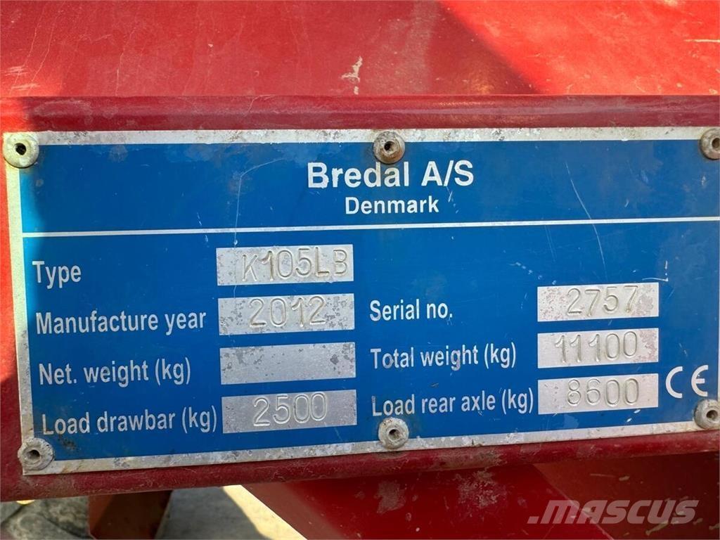 Bredal K105LB Alte masini de fertilizare si accesorii
