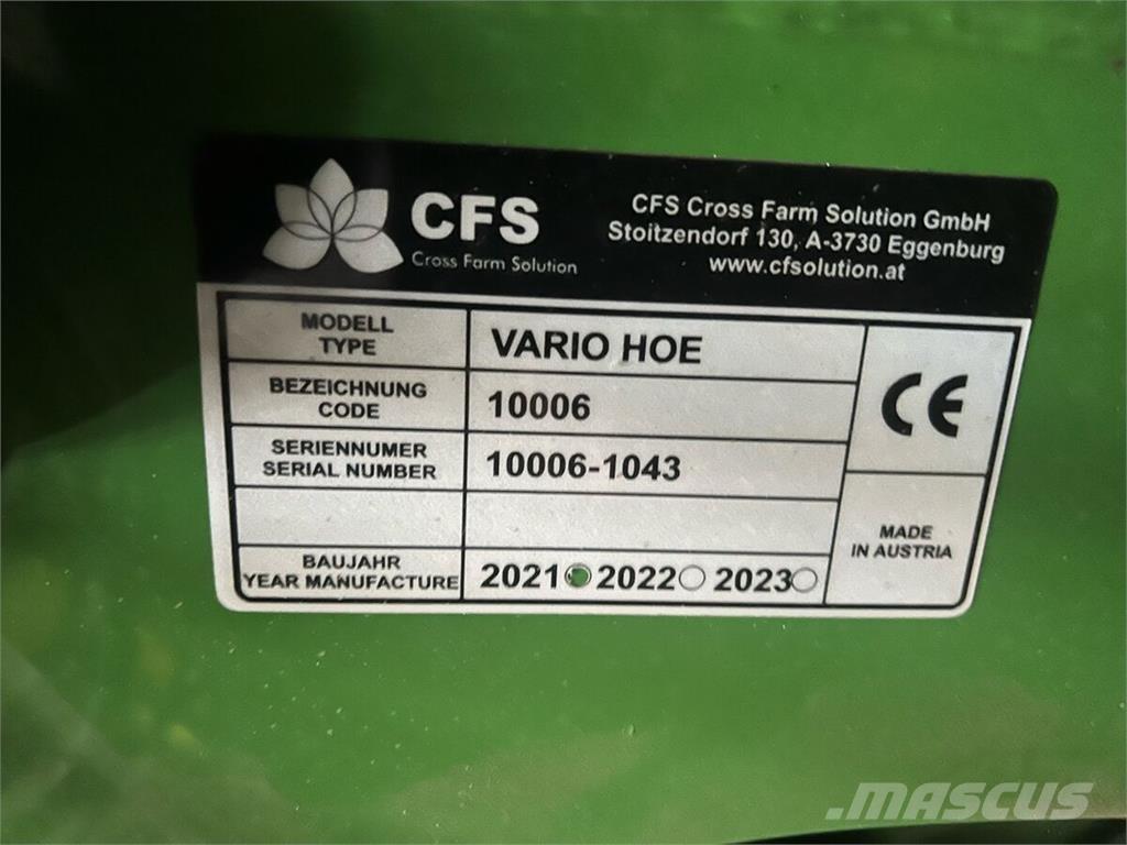  CFS Varihoe 620 Alte masini si accesorii de insamantare
