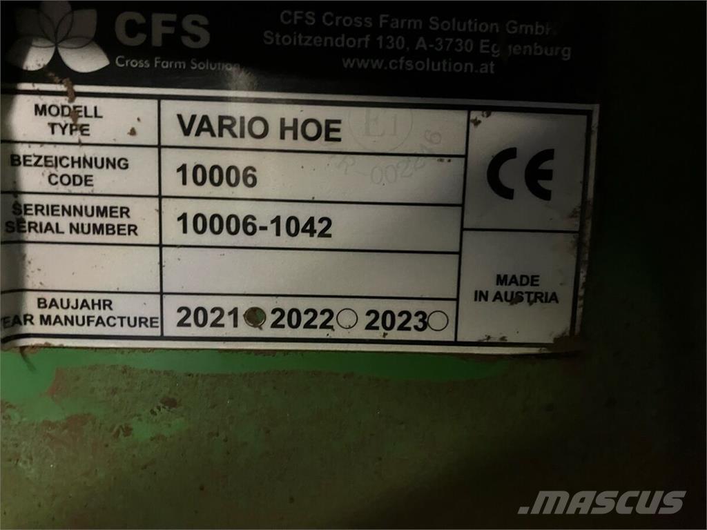  CFS VarioHoe Alte masini si accesorii de insamantare