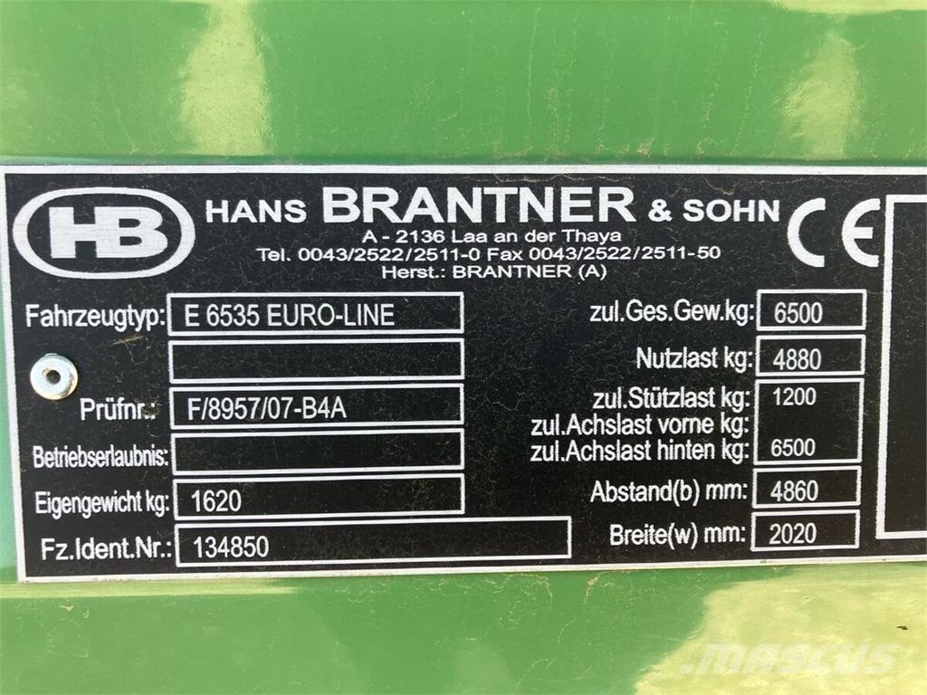  E 6535 Euro-Line Alte remorci