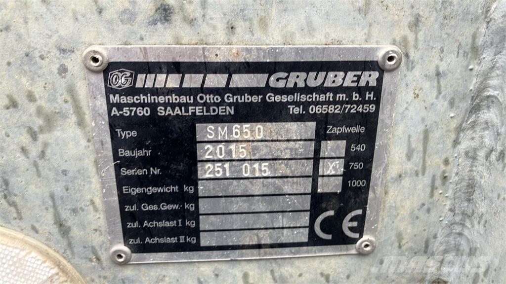 Gruber SM 650 Distribuitoare de ingrasamant