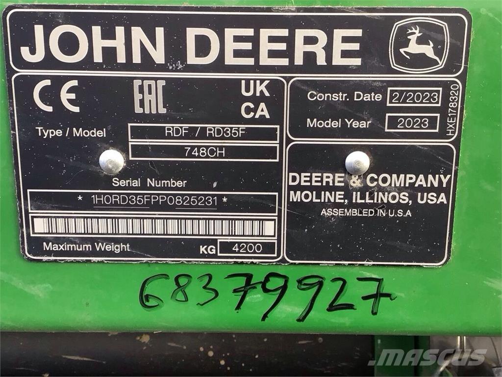 John Deere S 780 Combine de secerat