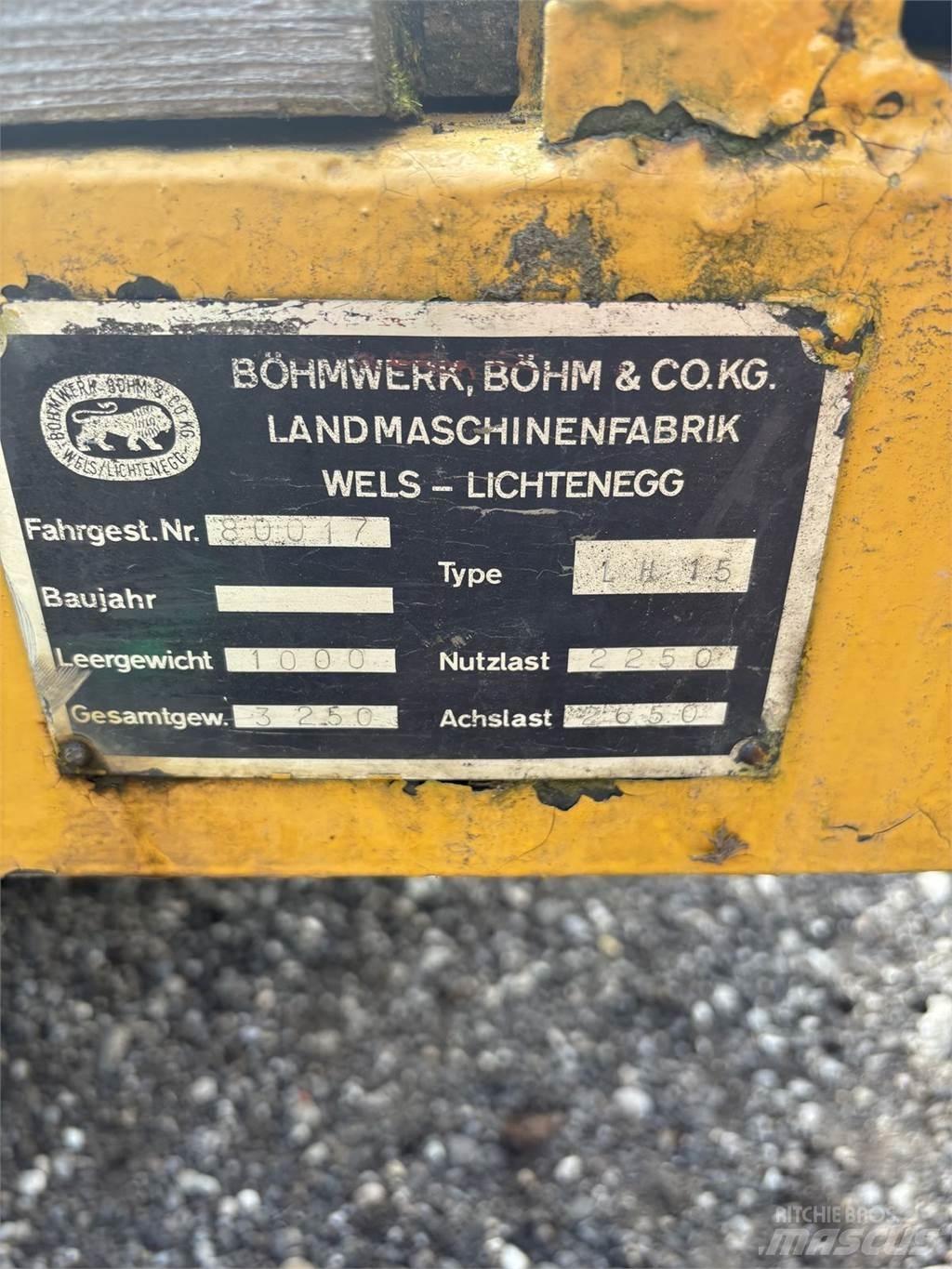  Ködel & Böhm Anhänger Alte remorci