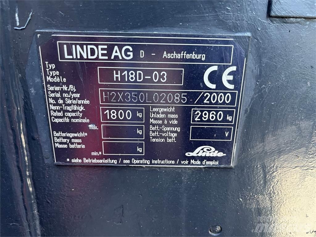 Linde H 18 D Strivuitoare-altele