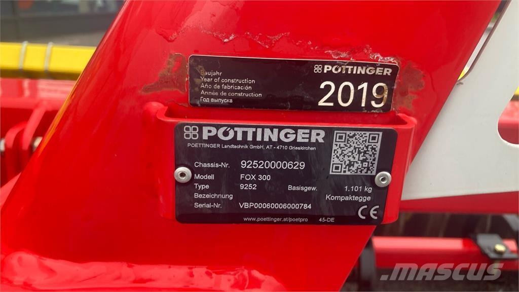 Pöttinger Fox 300 Grape cu disc