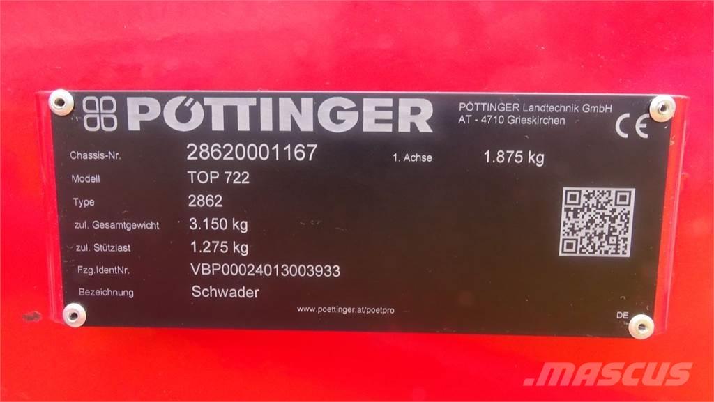 Pöttinger TOP 722 Utilaj de răvăşit fân