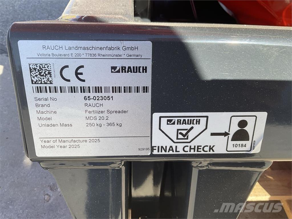 Rauch MDS 20.2 Alte masini de fertilizare si accesorii