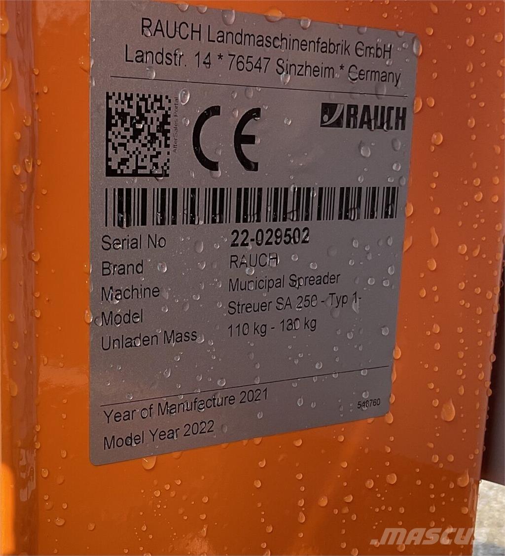 Rauch SA 250 Utilaje întreţinere terenuri - Altele