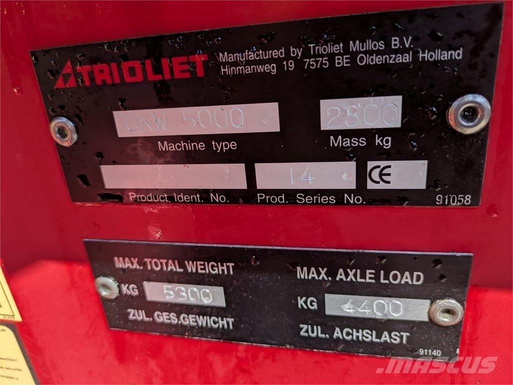 Trioliet UKW 5000 Utilaje agricole - Altele