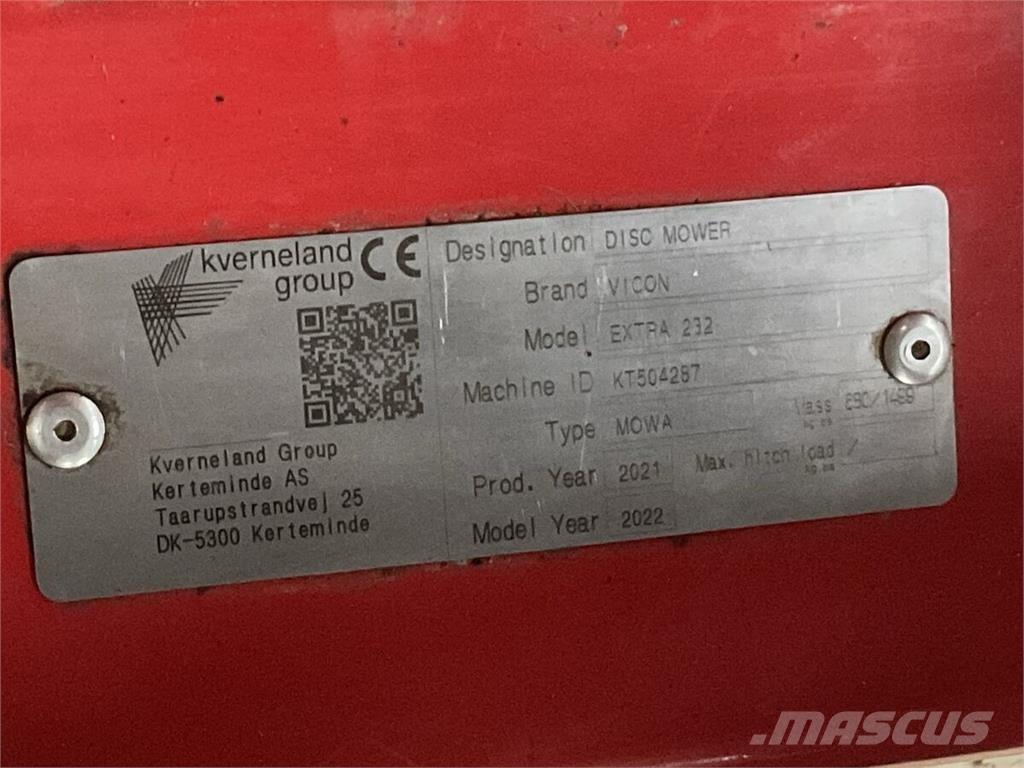 Vicon Extra 232 Cositoare de iarba