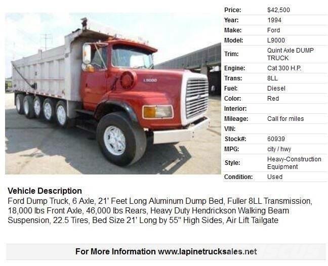 Ford L9000 Autobasculanta