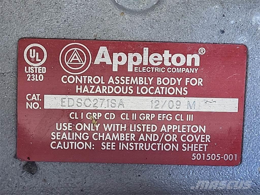  APPLETON EDSC271SA Utilaje construcții - Altele