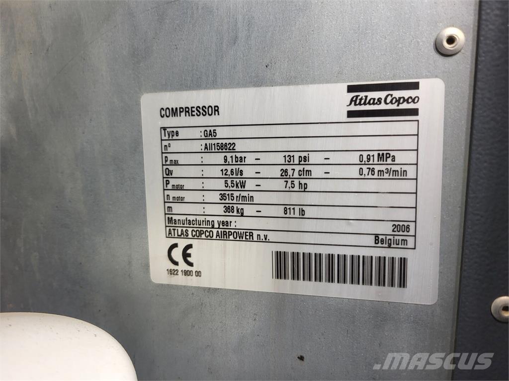 Atlas Copco GA5 Compresoare