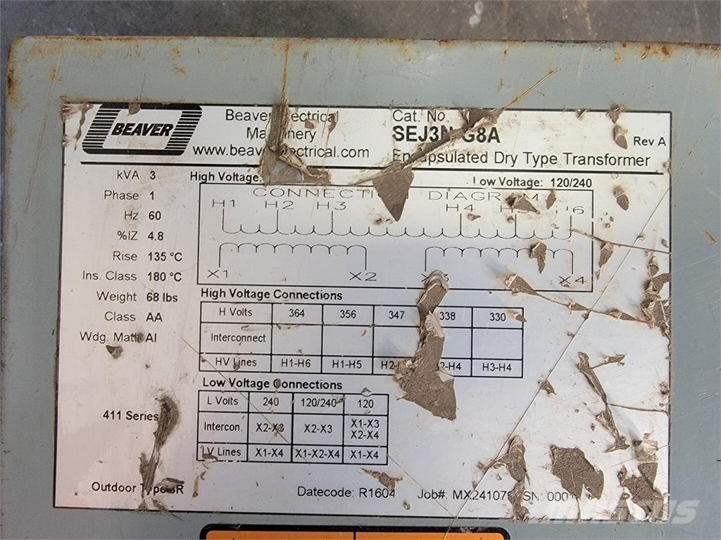  BEAVER SEJ3NG8A Utilaje construcții - Altele