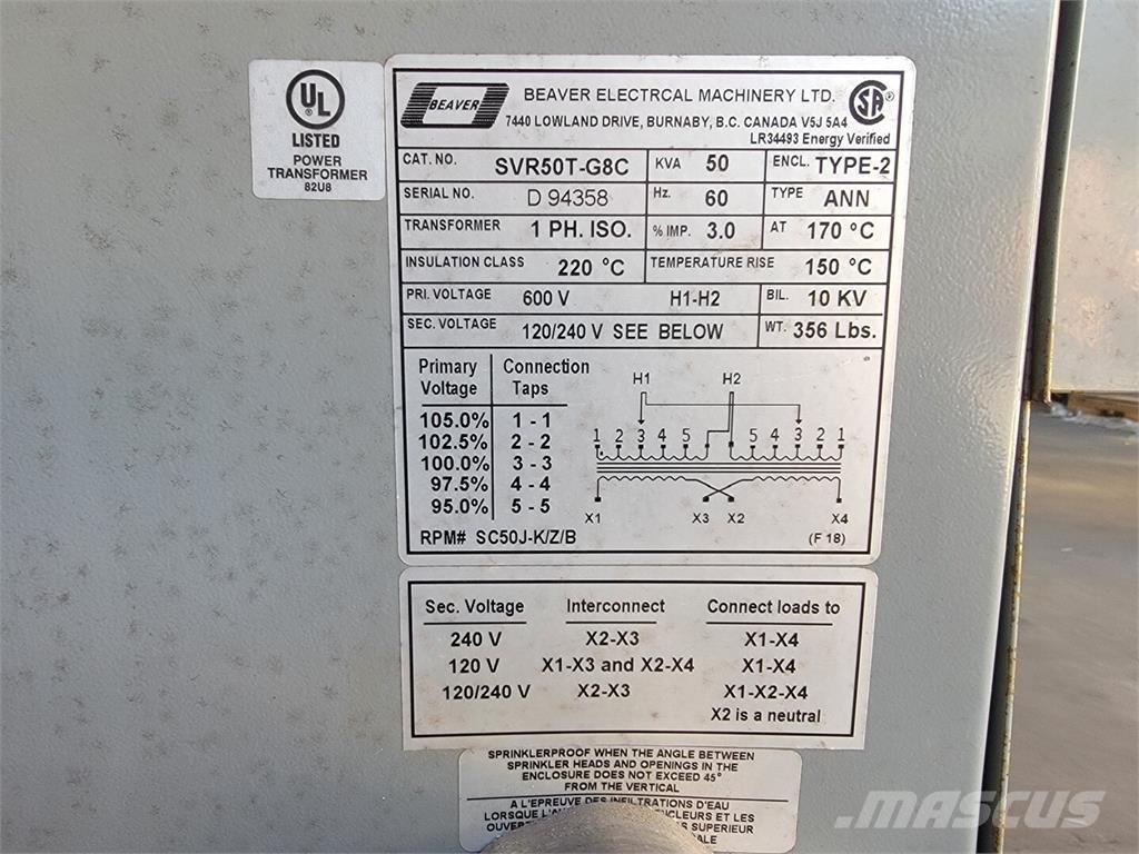  BEAVER SVR50T-G8C Utilaje construcții - Altele