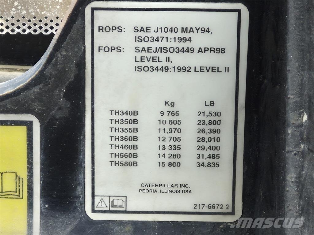 CAT TH560B Manipulatoare agricole