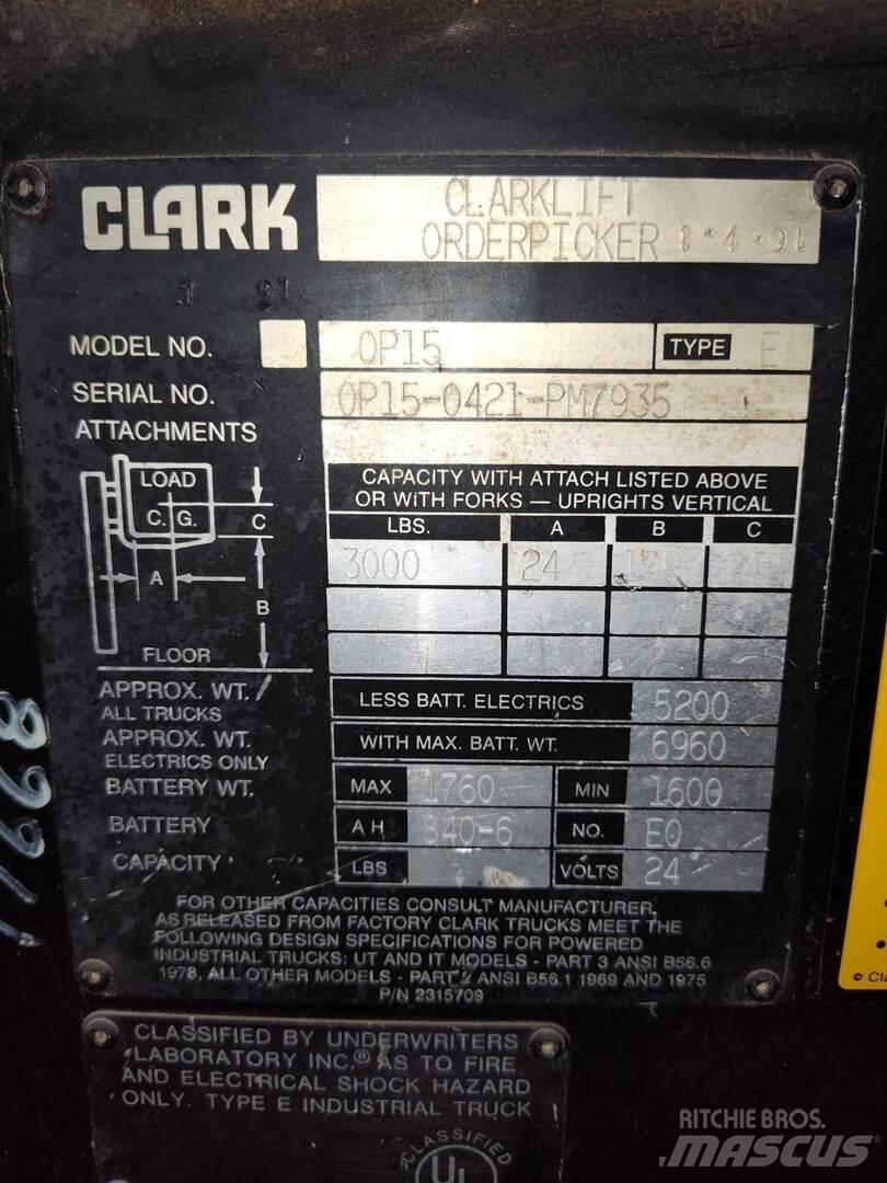 Clark OP-15 Utilaje construcții - Altele