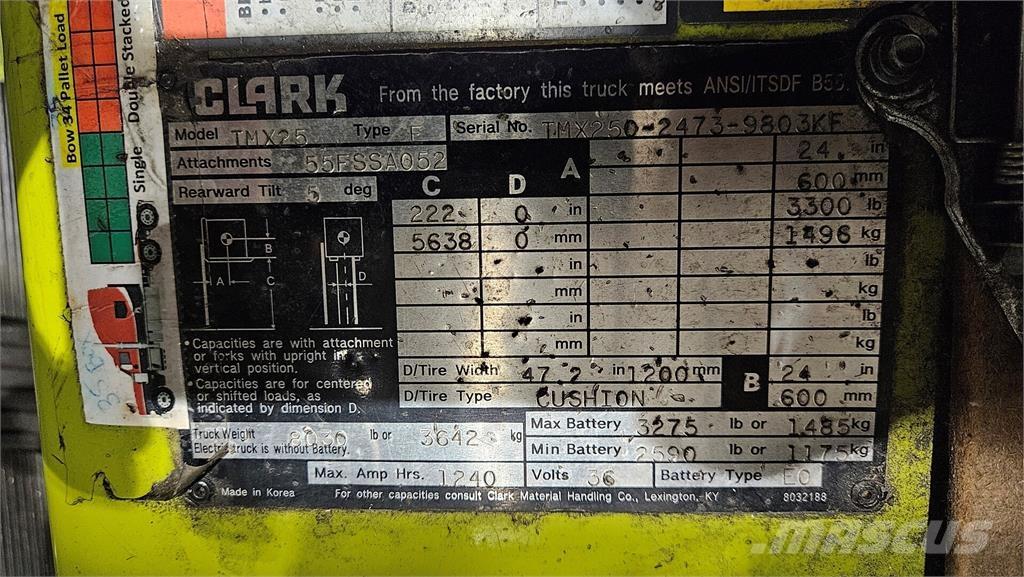 Clark TMX25 Utilaje construcții - Altele