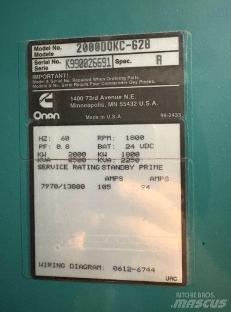 Cummins 2000DQKC-628 Generatoare Diesel
