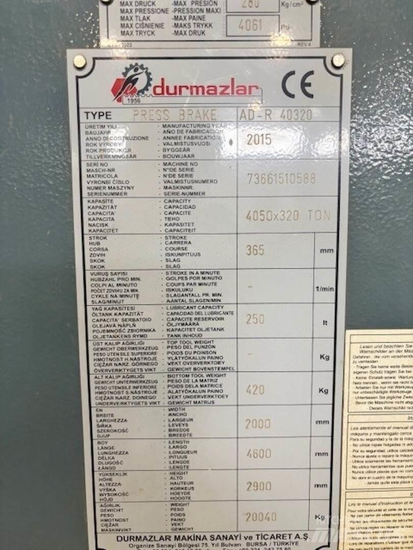 Durma AD-R 40320 Utilaje construcții - Altele