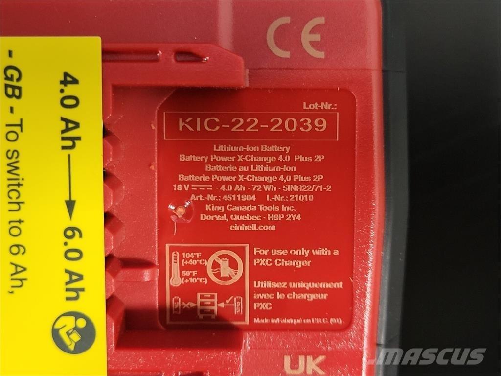 Einhell 4511904 Baterii