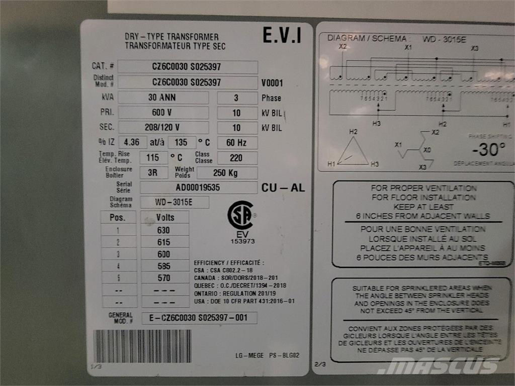 Evi CZ6C0030 S025397 Utilaje construcții - Altele