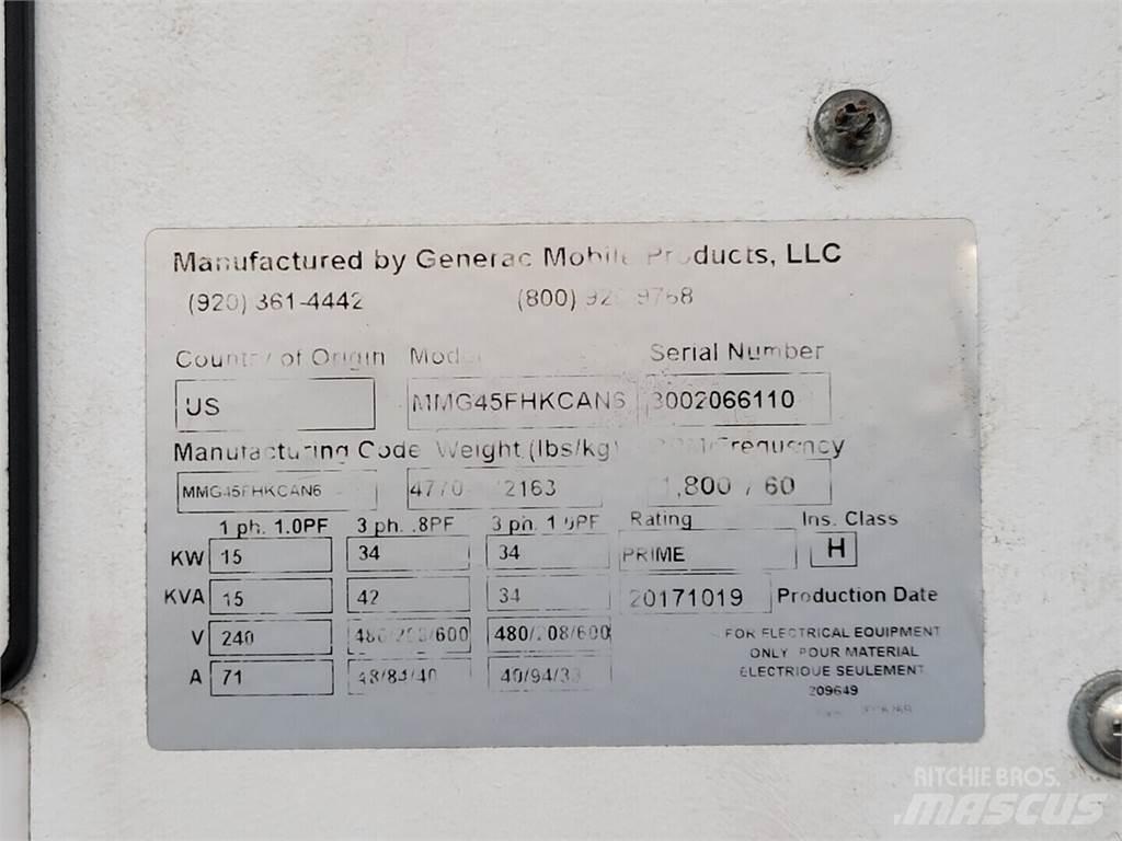 Generac MMG45FHKCAN6 Generatoare Diesel
