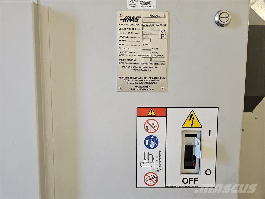 Haas VF-2 Utilaje construcții - Altele