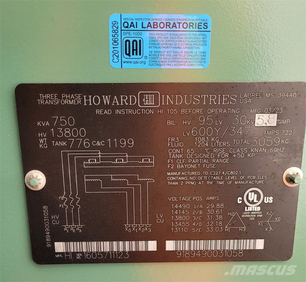 Howard INDUSTRIES Utilaje construcții - Altele