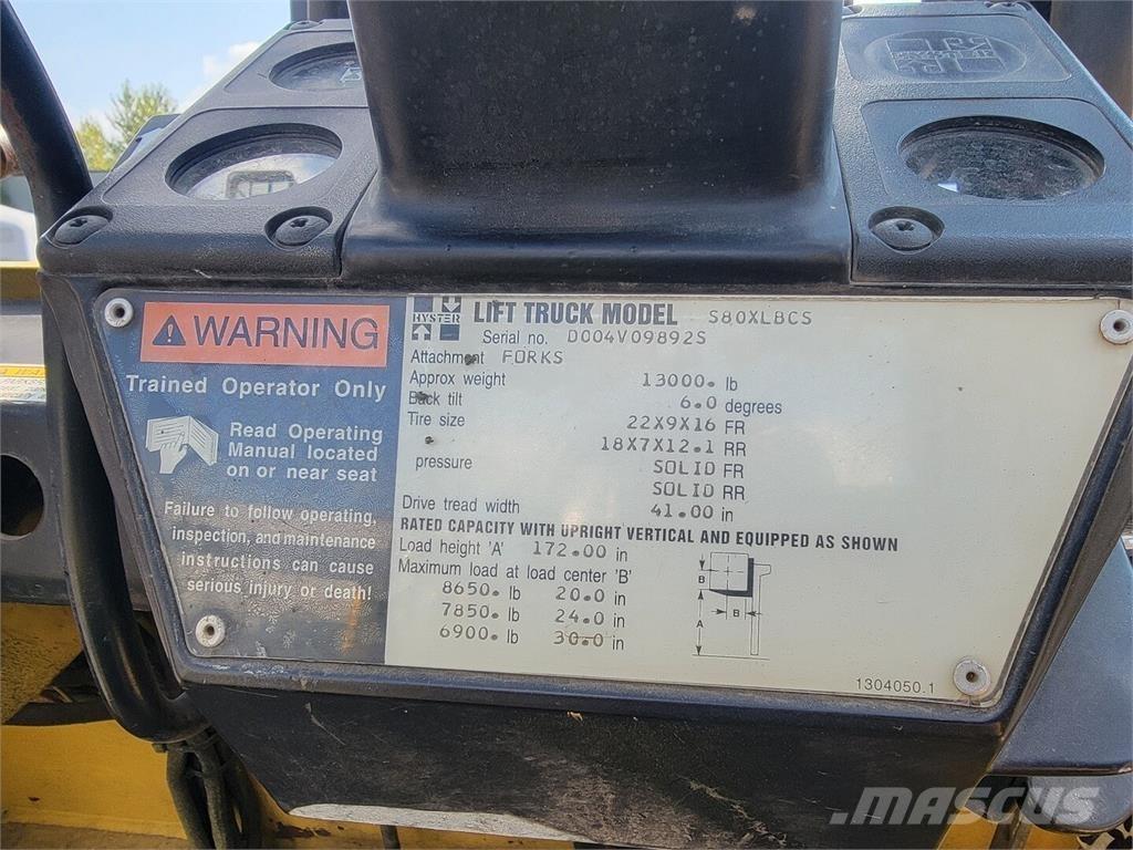 Hyster S80XLBCS Utilaje construcții - Altele