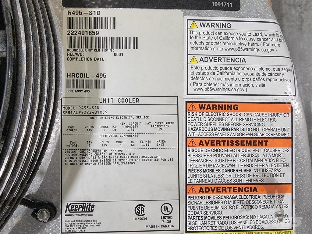  KEEPRITE R495-S1D Echipamente incalzire si dezghetare