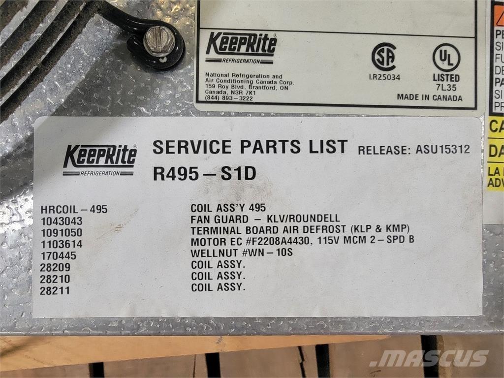  KEEPRITE R495-S1D Echipamente incalzire si dezghetare