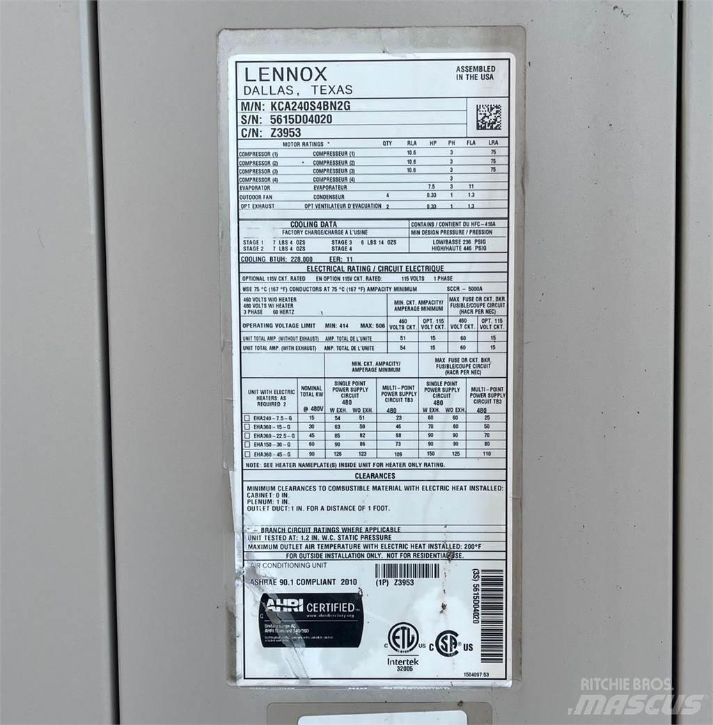  LENNOX KCA240S4BN2G Echipamente incalzire si dezghetare