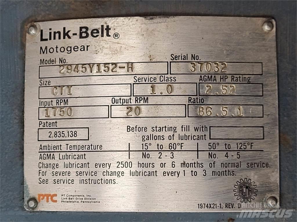 Link-Belt 2945Y152-H Utilaje construcții - Altele