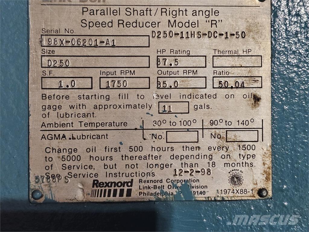 Link-Belt D250 Utilaje construcții - Altele