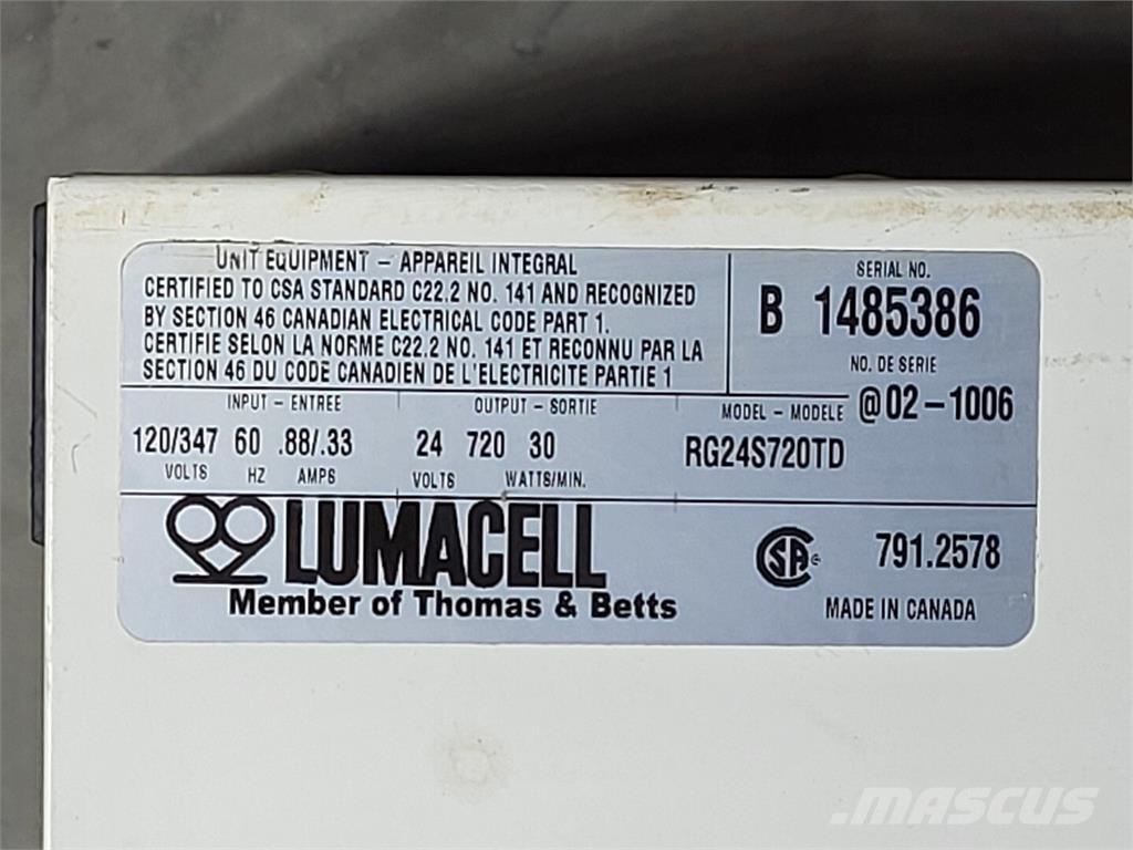  LUMACELL RG24S720TD Baterii