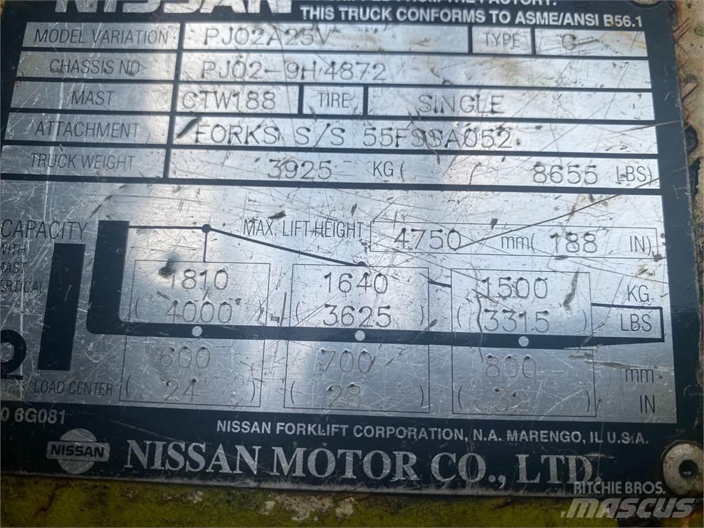 Nissan PJO2A25V Utilaje construcții - Altele